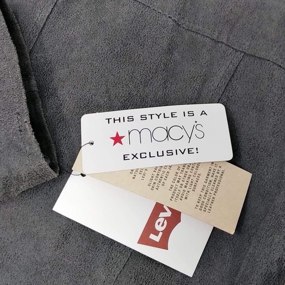 LEVI’S Leather Suede Asymmetrical 
Moto Jacket - Picture 6 of 6